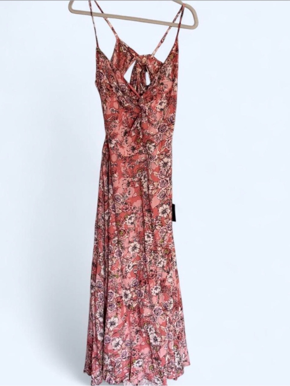 Lulus pink floral dress